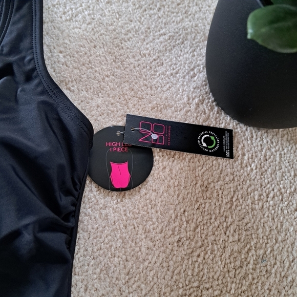 ❤️ No Boundaries Swimsuit Black One Piece Bathing Suit Various Sizes NWT - Picture 7 of 12